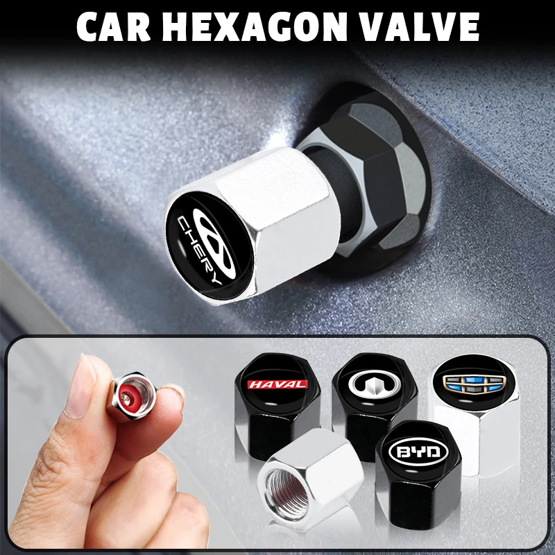 Car Metal Tire Valve Wheel Cover Valve Stem Cover for Audi A4 A3 A6 TT