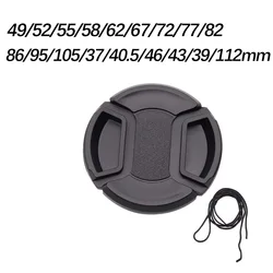 Universal Multi - Size Camera Lens Cap for Optimal Protection (49mm - 82mm) (105mm)