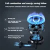 4.2KW Double Head Fierce Fire Stove/Household Desktop Embedded Dual-Purpose Natural Liquefied Gas Stove  /Electronic Pulser 5