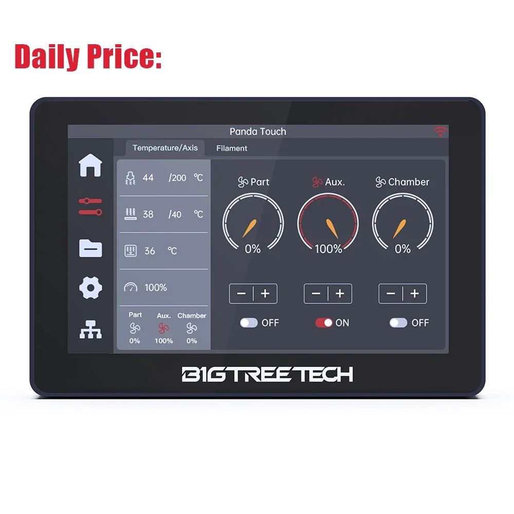 BIGTREETECH Panda Touch タッチスクリーンディスプレイ２個 Bigtreetech-タッチスクリーン付きワイヤレスpanda,マルチ