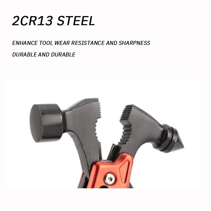 Safety Hammer Keychain Escape Hammer Mini Emergency Hammer Emergency Window Breaker Vehicle Mounted Hammer Multifunctional High Hardness Broken Window Safety Self Driving Emergency Safety Tool Hammer 1PC