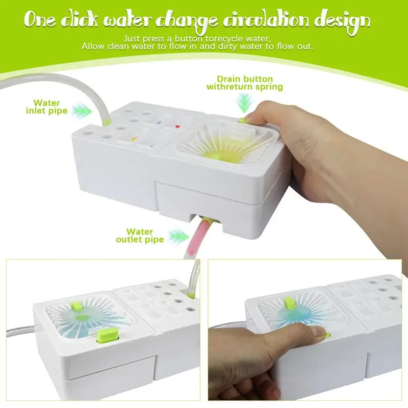 Paint Brush Cleaner For Kids Electric Paintbrush Cleaner Paint Water Dispenser Paint Brush Washer For Valentine's Day