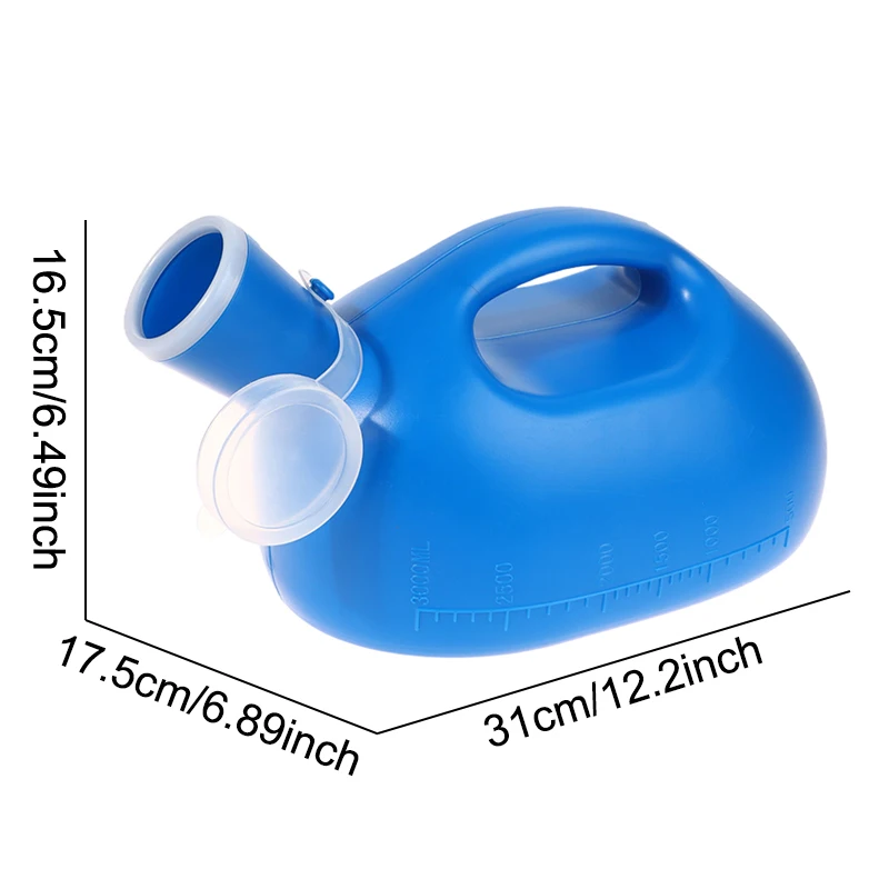 Portable Urinal 3000ml Elderly Portable Outdoor Travel Pee Toilet Tools