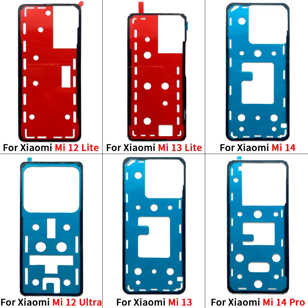 Back Battery Sticker Adhesive For Xiaomi Mi 10 10T 11 11T 12 12T 13 13T 14 Pro Lite Waterproof Back Cover Sticker phone back cover,glass phone back cover