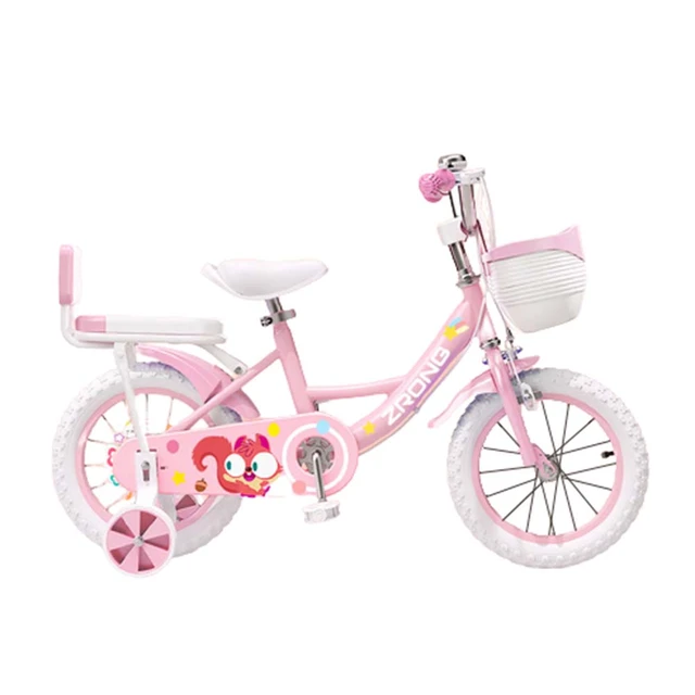 ZXQZ Bicicletas para Niños de 2-3-6-8 Años, Bicicleta Princesa para Niñas  de 12/14/16/18 Pulgadas, Asiento Ajustable (Color : Blue 2, Size : 12'')