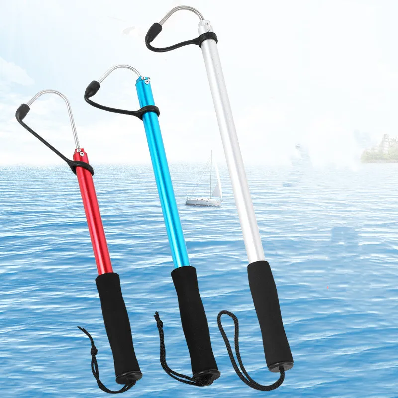 Aço inoxidável telescópico Gaff Pesca, Scalable Fish Grip, Alumínio Spear  Hook, Tack Pesca Tackle, Ferramentas Pesca, 60 cm, 90 cm, 120cm, 1Pc -  AliExpress