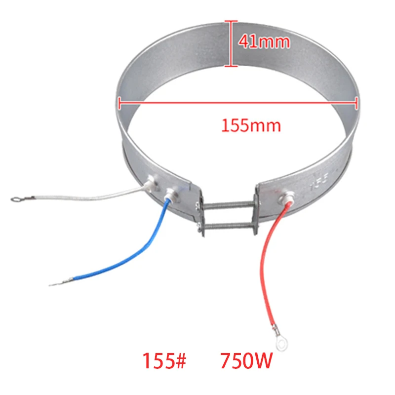 Quick Heating Fine Insulation Performance Thin Band Heater Element 145/150/155mm 220V High Power Electric Water Heater Parts electric heater