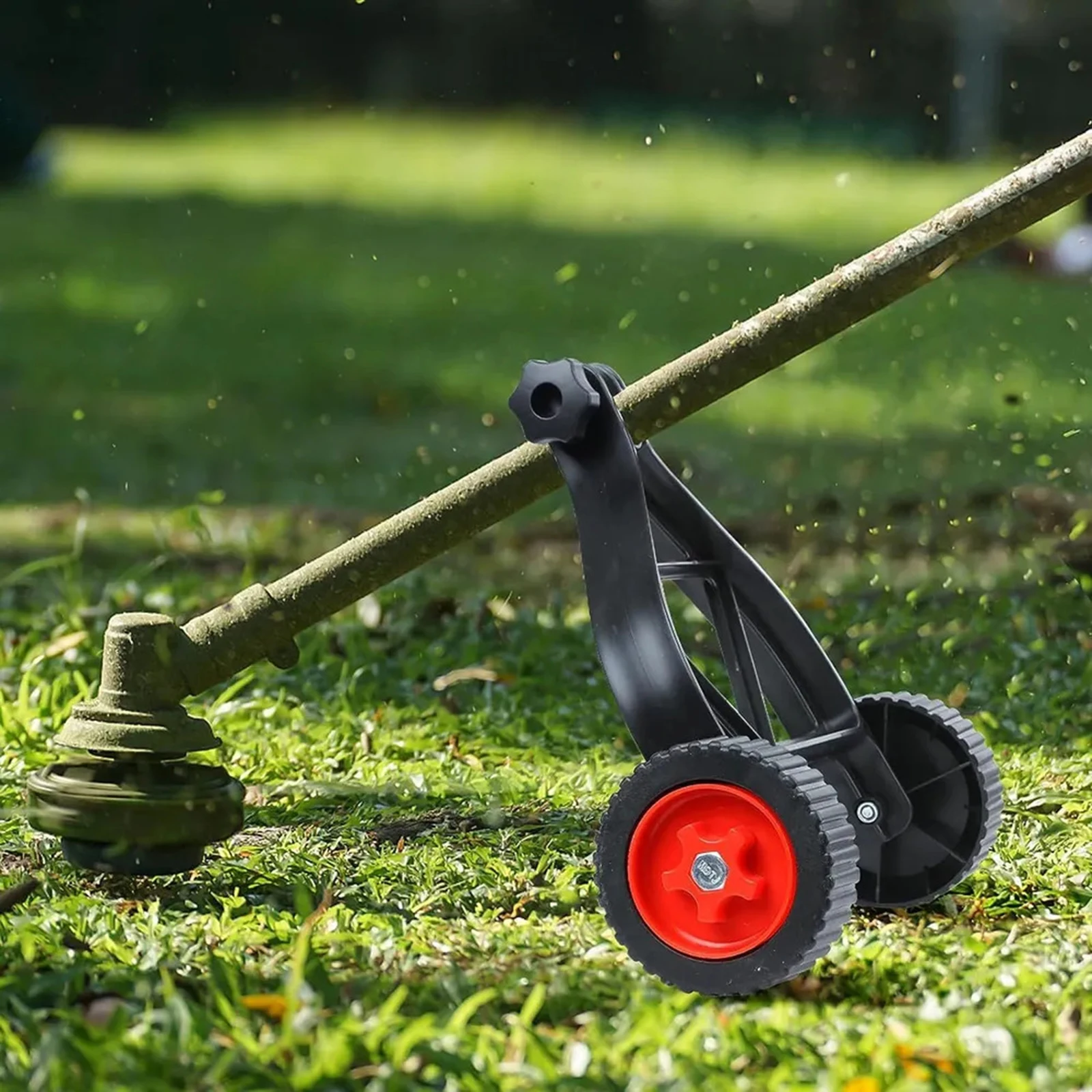 Grasmaaier steunwiel, String bosmaaier trimmer Verstelbare steunwielen set voor trimmer grasmaaier