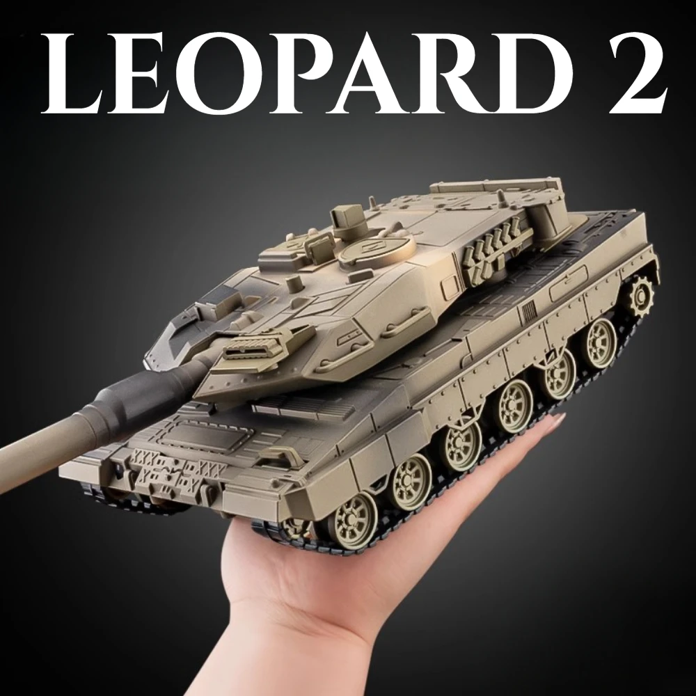1:36 Leopard 2 Main Battle Tank Model Toy Alloy Die-cast Off-road