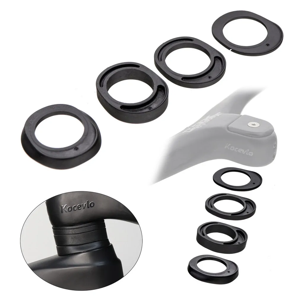 Bicycle Headset Bicycle Spacer 1-1/8in Headset Spacer MTB Road Bike Steerer Tube 4pc Spacer Washer Bicycle Front Fork Integrated Handle Washers Cycling Parts