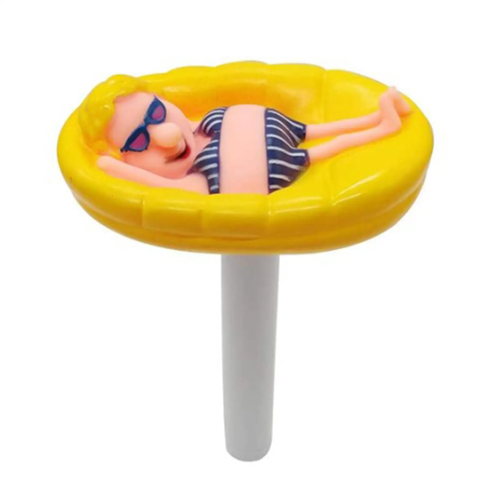 

Floating Pool Thermometer Accurate Cute Water Temperature Gauge Easy Read Floating Water Thermometer for Swimming Pool Pond Bath