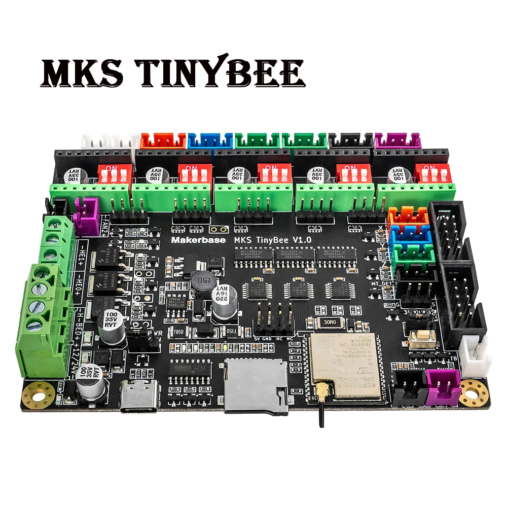 Makerbase Mks Tinybee Placa-mãe 32bit Impressora 3d Placa de Controle Esp32 Mcu Peças da Impressora 3d Caber 3d Toque Wi-fi Web Controle - Imagem 2