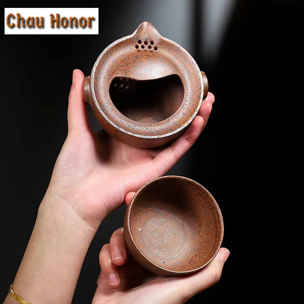 Handmade Yixing Zisha Gaiwan Japanese Cup Purple Clay Tea Tureen Tea Brewing Cover Bowl Chinese Tea Set Supplies Collection Gift