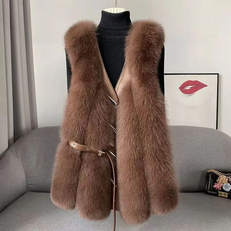 

Жилет женский из натуральной кожи, на осень/зиму