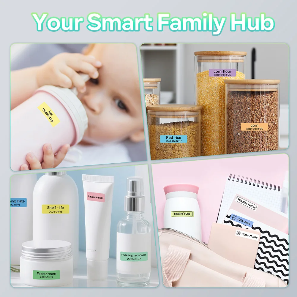 Portable Wireless Phomemo Q30 Mini Label Maker for DIY Date Stickers with Multiple Label Paper Options