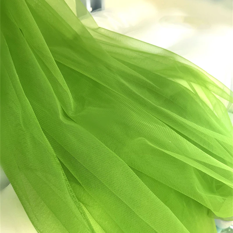 Avocado Sage Green Soft Tulle Fabric for Wedding and DIY Decorations