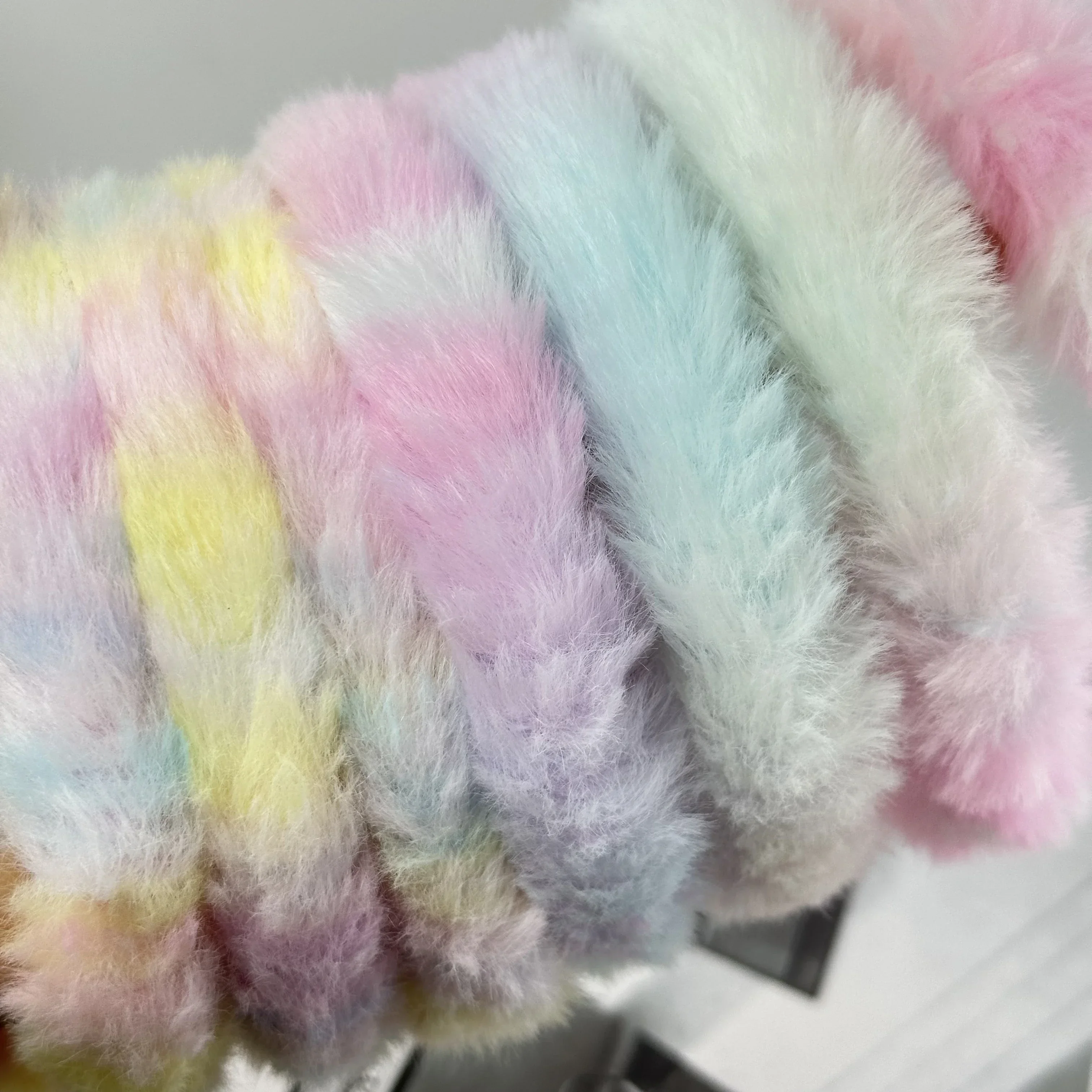 Craft Supplies Craft Toys Doll Handmade Accessories Gradient Rabbit hair Twist Wire Sticks Colorful Dense Wool Iron Wire Strip Stick DIY Handmade Toys Doll Toys Sewing Accessories