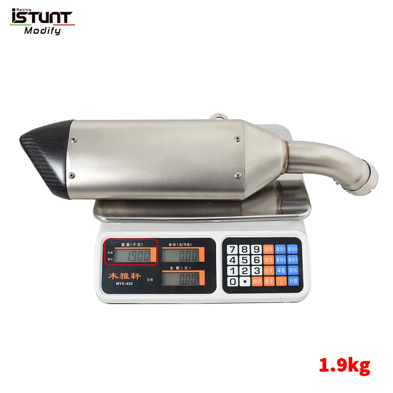 Slip On For KAWASAKI Ninja ZX 25R 2022 2023 Motorcycle Exhaust Replace Carbon Fiber Muffler Moto Escape With Middle Link Pipe - Image 4