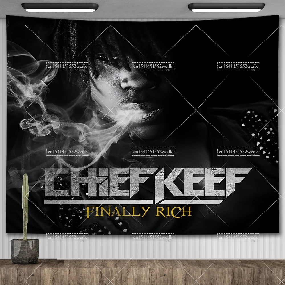 Chief Keef Endlich Reichhaltig Album Wandteppich Wanddekoration Flaggen  Ästhetische Wohnzimmerdekorationen Hip Pop Wandteppiche Große Teppiche -  AliExpress, image size:1000x1000