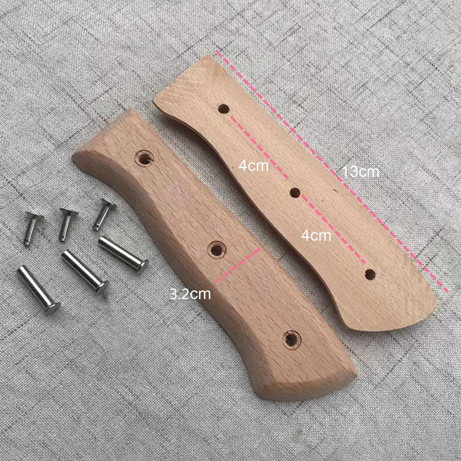 Bone Chopping Knife Handle Craft Supply Kitchen Knife Replacement Handle