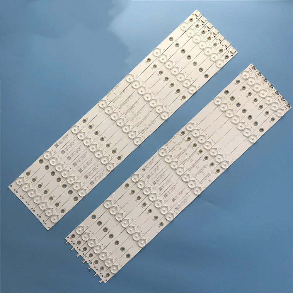 14 Pcs/Set LED Ʈ GJ-2K18-AFJ2-490-D714-V1-L GJ-2K18-AFJ2-490-D714-V1-R TPT490F2-FN02.S LBM490P0701-CQ-3(R) L 49PUS6482