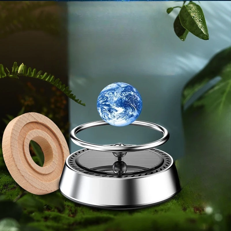 Diffusore di aromi per auto a forma di pianeta solare creativo, profumo per auto a lunga durata, ornamento per auto transfrontaliero - immagine 2
