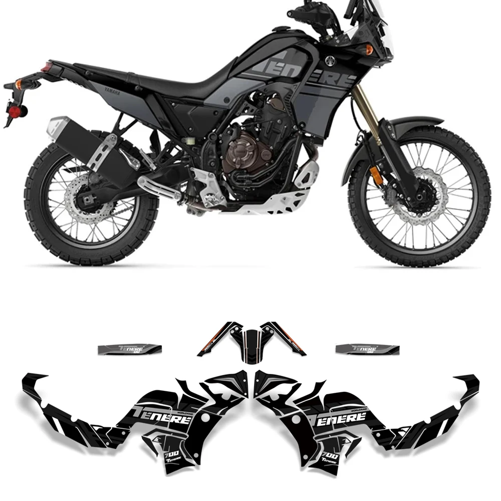 Carter De Protection De Chaîne Pour Yamaha Tenere 700 2019-2024 - Alliage D'Aluminium, Montage Sur Carter D'Origine