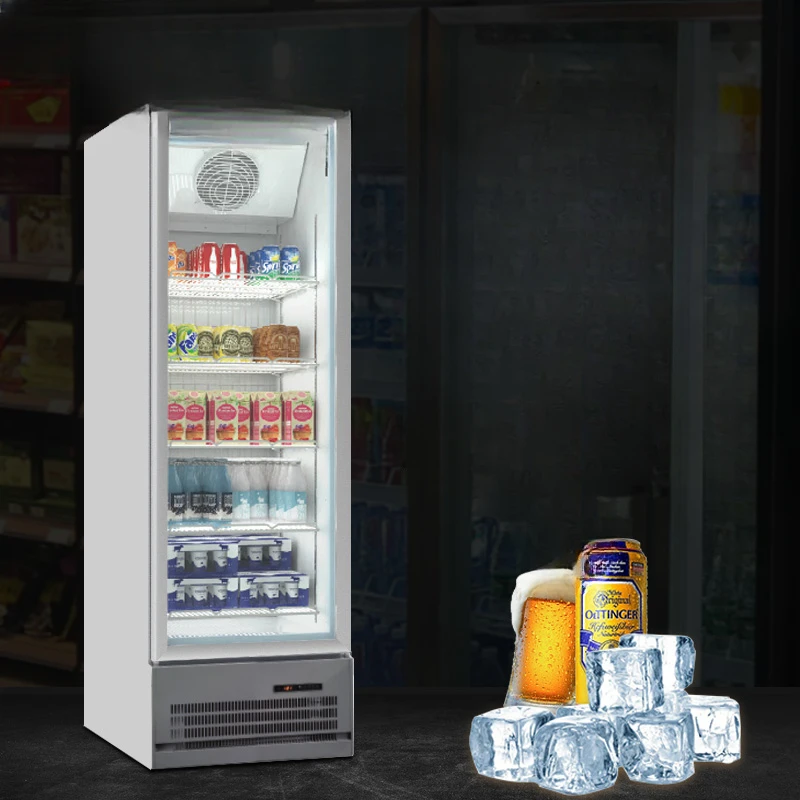 

Supermarket beverage display cold cabinet air-cooled vertical refrigerator convenience store commercial refrigerated f