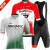 Retro team 2024 Ridley Cycling Jersey Set Summer Bicycle Men New Zealand Clothing Road Bike Shirts Suit Bicycle Bib Shorts MTB 1