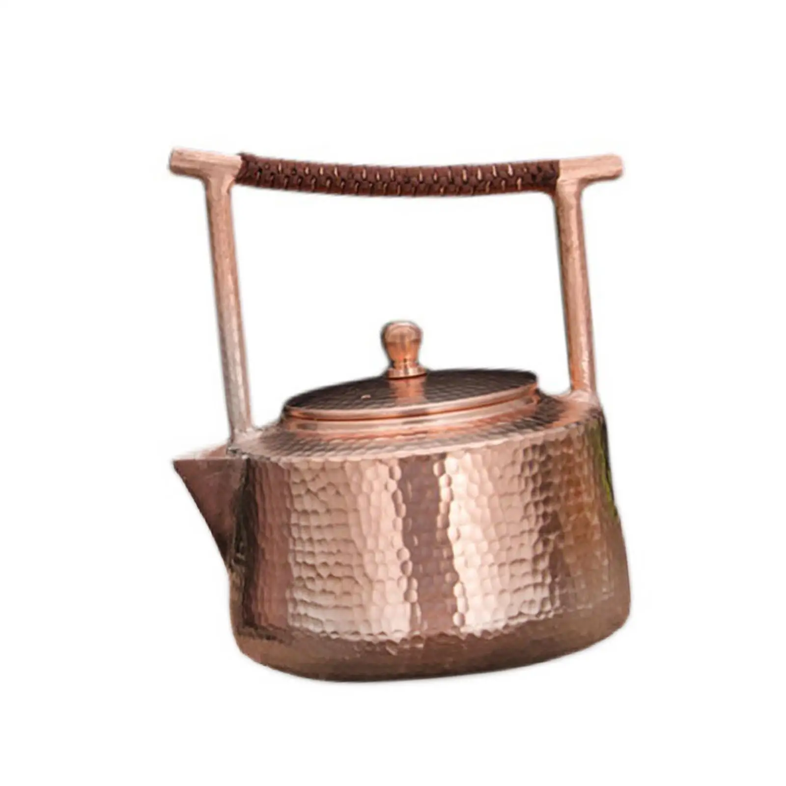 1.2 Liter Solid Copper Tea Pot Kettle 5.5x7.4inch Traditional for Gas Electric 1.2 Liter Solid Copper Tea Pot Kettle 5.5x7.4inch Traditional for Gas Electric