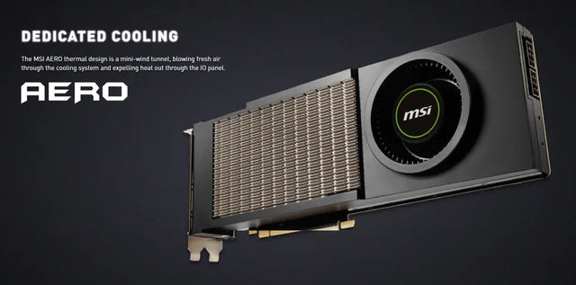 GDDR6X MSI GeForce RTX 3080 AERO S 10G LHR Graphics 1905 MHz 