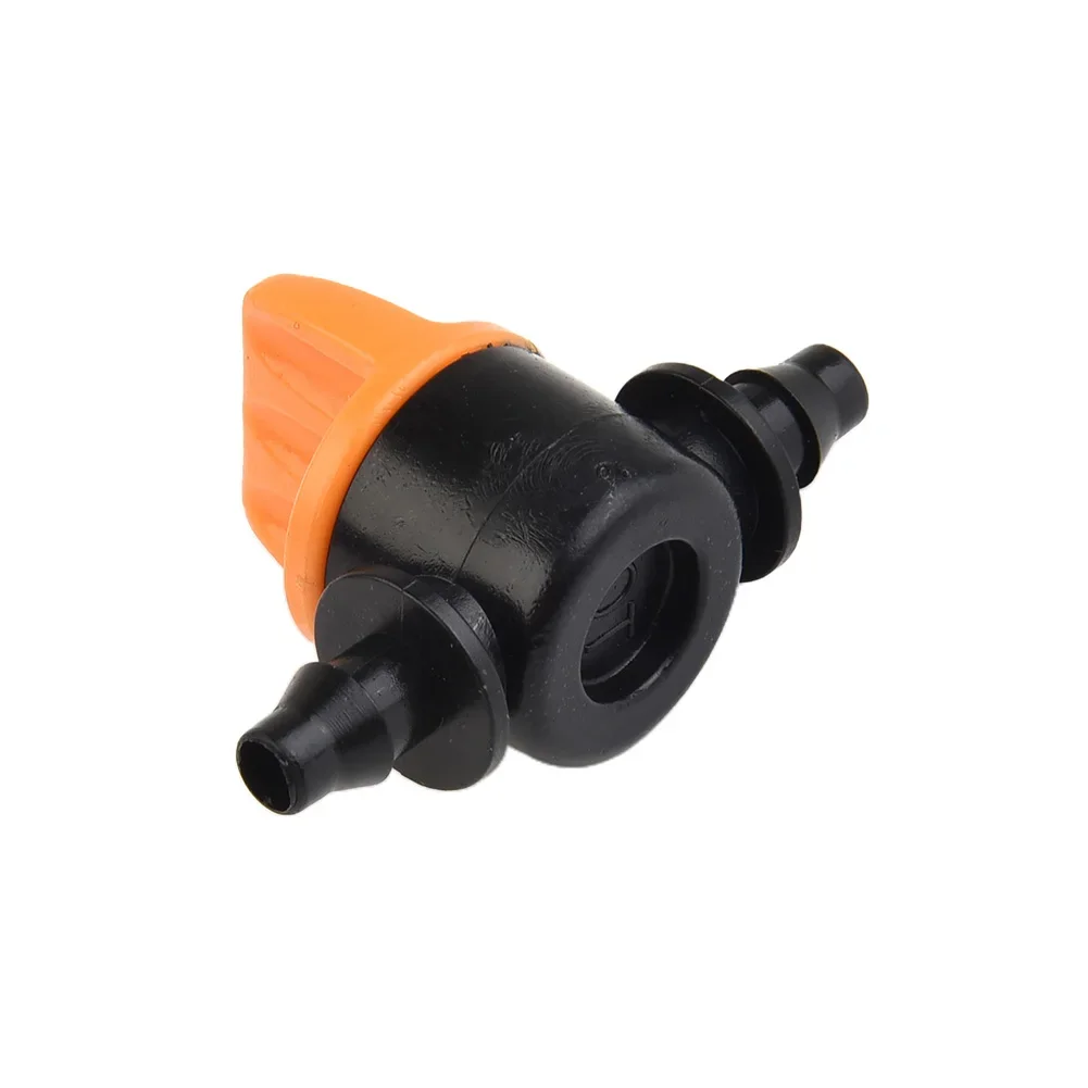 

20pcs Mini Valve For 4/7mm Hose Irrigation Barbed Water Flow Control Valve Drip Irrigation Waterstop Connectors Garden Tools