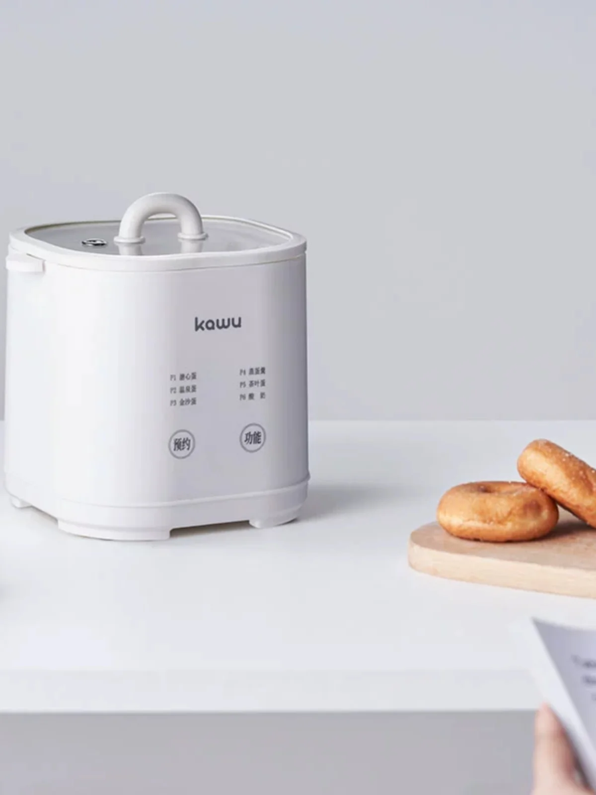 Egg cooker breakfast household dormitory small smart appointment timer multi-function fully automatic power-off egg steamer 3