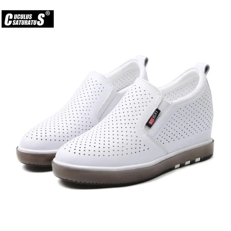 

2022 New Women's Wedges Sneakers Vulcanize Shoes Women Slip on Platform Casual Shoes Fashion Sneakers Slipon Spring Summer Shoes