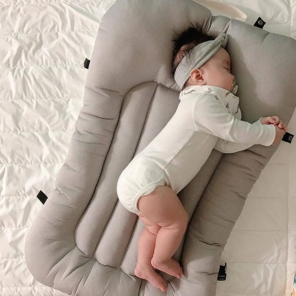 

Newborn Portable Bionic Bed Boy Girl Baby Lounger Baby Nest Cotton Crib Foldable Anti-Pressure Travel Cradle Baby Bed