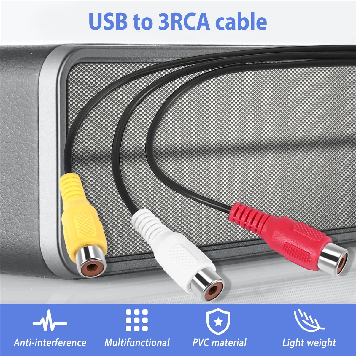USB - 3RCA ̺ USB  - 3 RCA Rgb  AV Ʈ _N34R