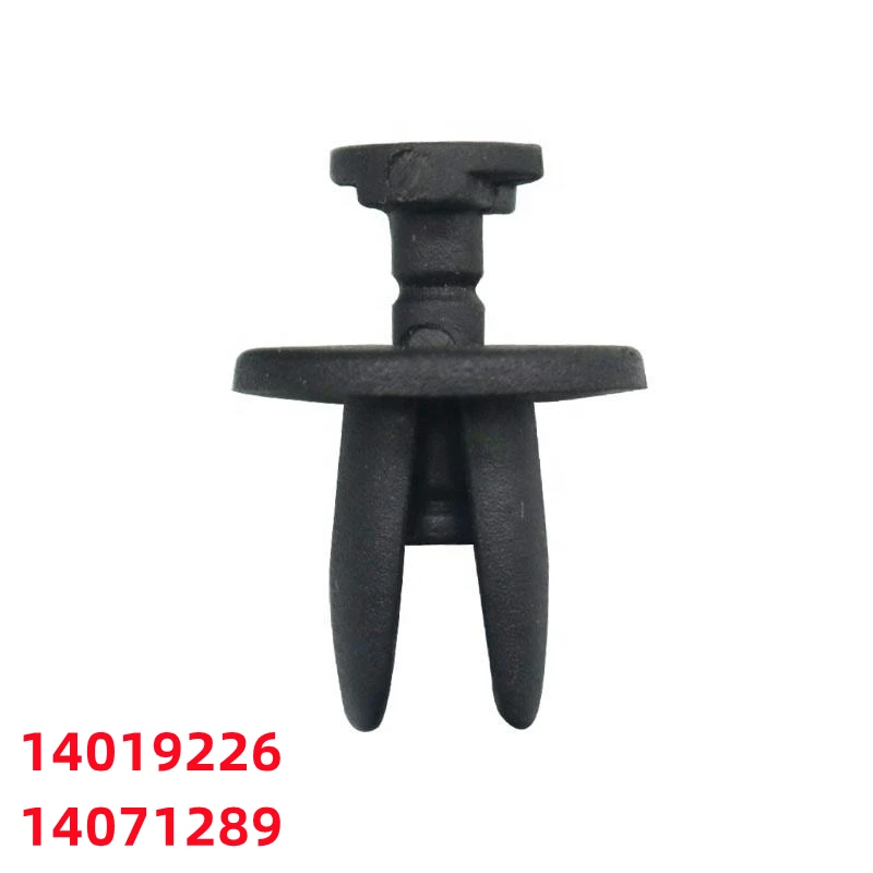 

100Pcs Auto Push-Type Plastic Rivets Bumper Shield Retainer Fastener Clip 14019226 14071289 B96