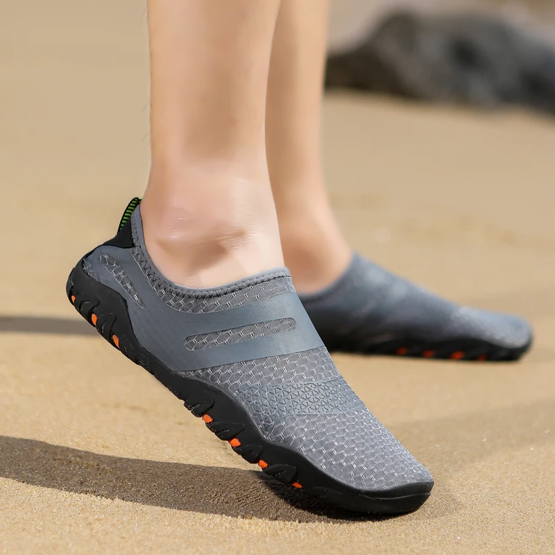 Water Shoes Water Shoes For Women Men Barefoot Beach Shoes Breathable Sport Shoe Quick Dry River Sea Aqua Sneakers Soft Beach Sneakers 35-46
