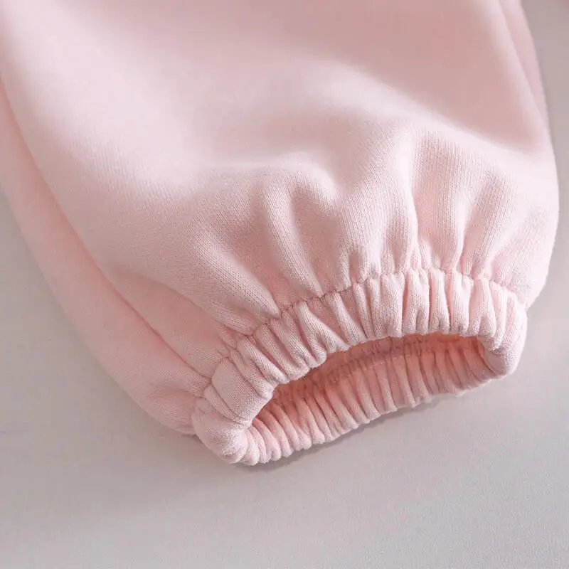 산리오 헬로키티 여아 투피스 세트 면 혼방  여아 봄 가을 캐주얼 스포츠웨어 새로운 스타일리시 귀여운 코트 세트