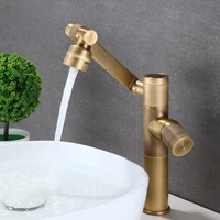 โบราณก๊อกน้ําห้องน้ําอัจฉริยะดิจิตอลจอแสดงผล LED ก๊อกน้ําอ่างล้างหน้าร้อนและเย็นห้องน้ําทองเหลืองอ่างล้างหน้า Vanity ก๊อกน้ํา 4