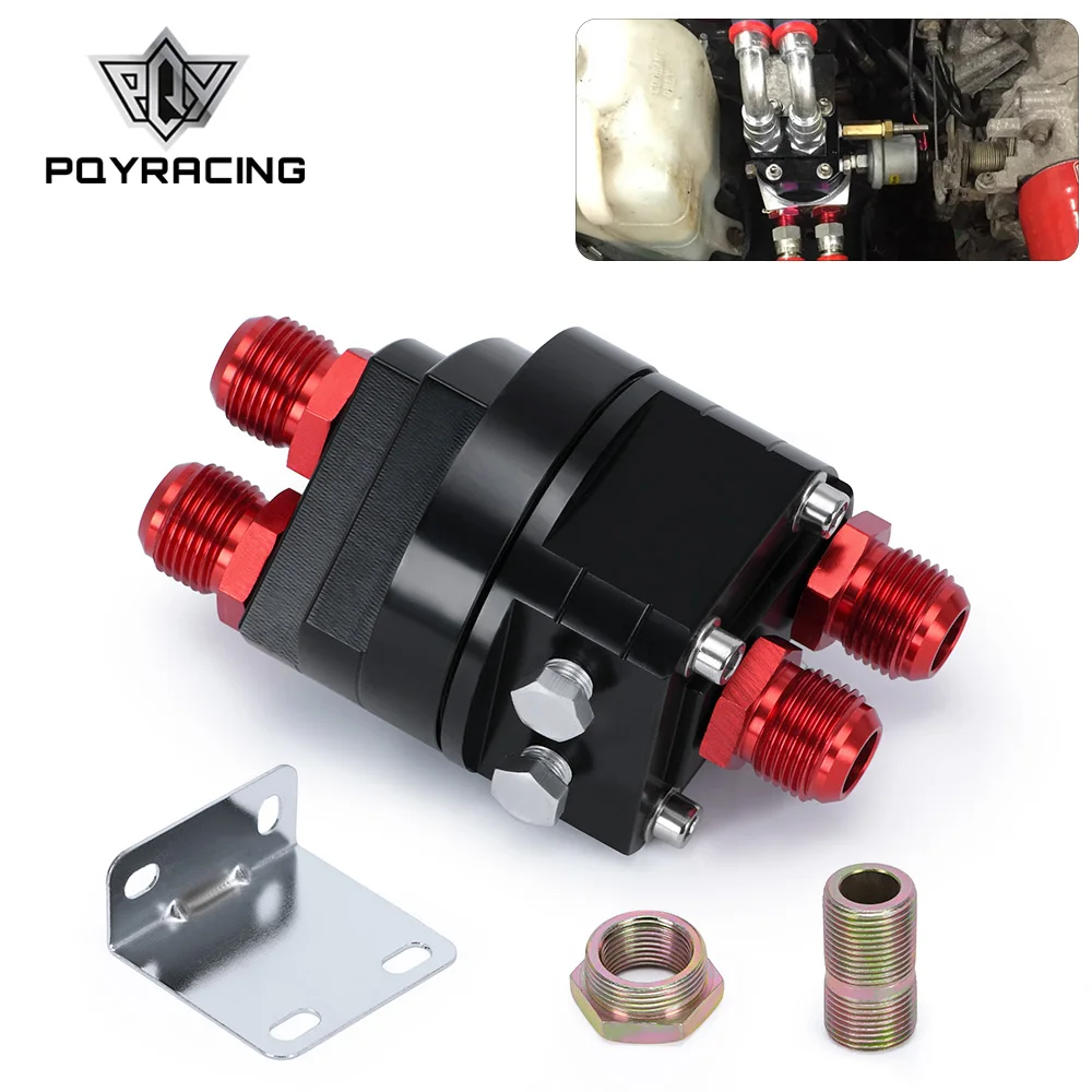 PQY-Oil Filter Relocation Male Sandwich Fitting Adapter Kit 3/4-16 M20 x1.5 Oil Filter Cooler Sandwich PQY6724 oil line fitting adapter