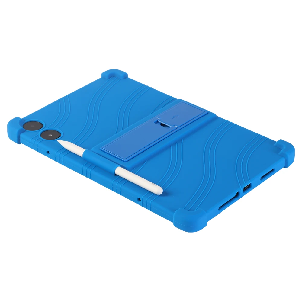 Shockproof Soft Silicon Stand Cover for 12.1 Inch Tablet - 2024 Edition Protective Shell