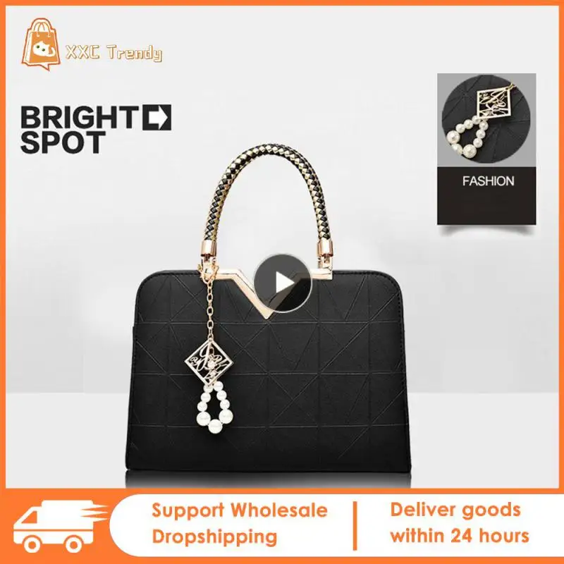 

Комбинированная вместительная модная Гладкая глянцевая сумка-мессенджер с защитой от царапин, мягкая, легко моющаяся, многофункциональная