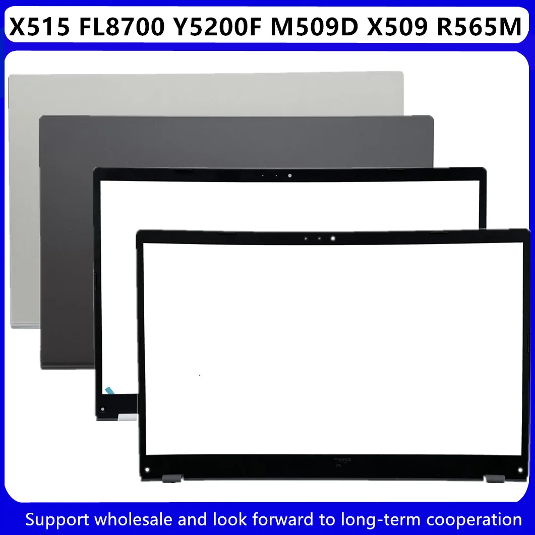 para Asus Vivobook X515 Fl8700 Y5200f M509d X509 R565m Y5200 F509 Y5200 V5200f Lcd Capa Traseira Lcd Frente Moldura Capa Novo