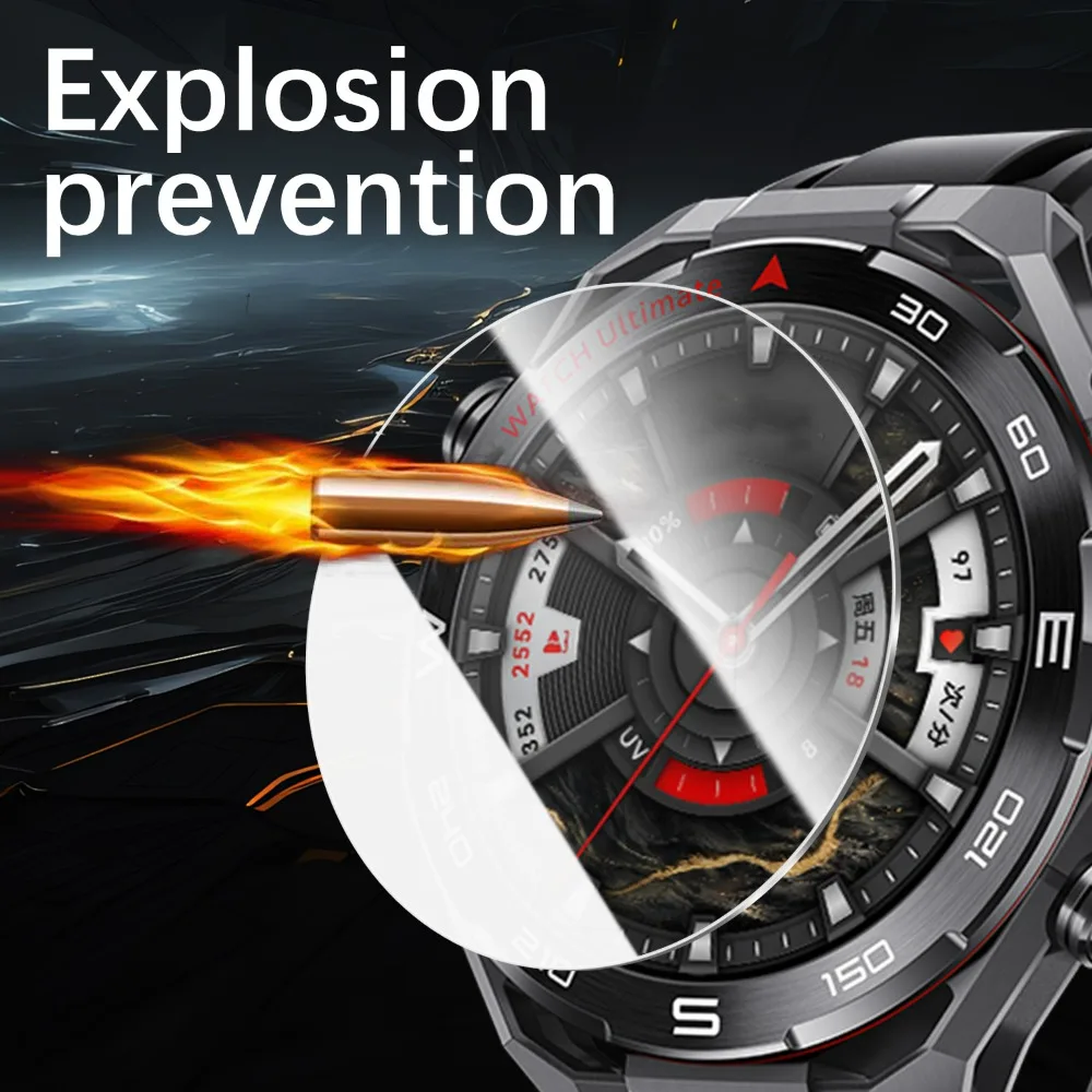 Premium Clear HD Tempered Glass Screen Protector for Huawei Watch Ultimate 2 - Anti-Scratch Protection Film, 1/5 Pack