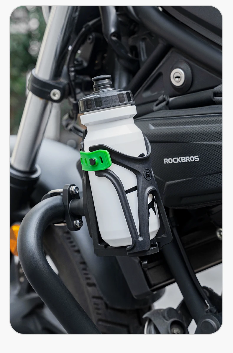 ROCKBROS Local Shipping Motorcycle Cup Holder Motorcycle Travel Riding Bracket Motorcycle Water Bottle Holder Adjustable Accessories