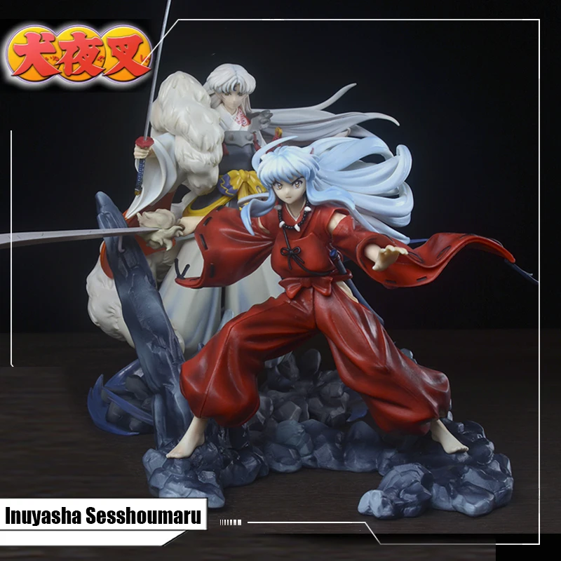 

20-33cm Anime Inuyasha Figure Inuyasha Sesshoumaru PVC Action Figure Model Toy Statue Collectible Model Toy Gift