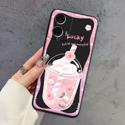 Custodia per telefono in silicone TPU morbido con motivo gelato cartone animato - Cover posteriore divertente e protettiva