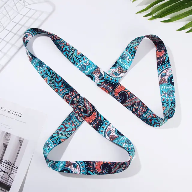 Multicolor Sports Accessories Fitness Exercise Stretch Carry Straps Yoga Belt Sport Sling Shoulder Yoga Mat Strap Belts 2