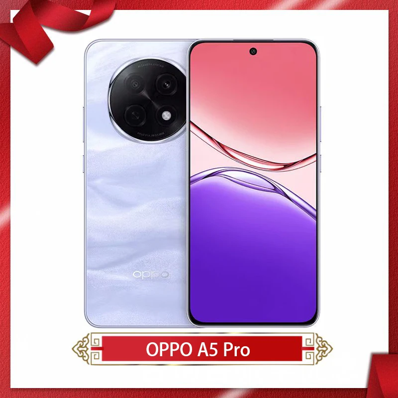 Google Play New OPPO A5 Pro 5G Cell Phone AMOLED MTK